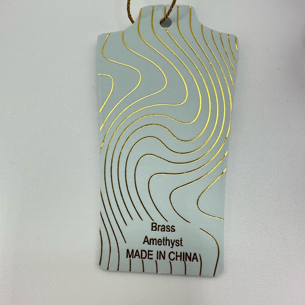 NWT Eye Candy Pink and Purple Floral Statement Necklace - Picture 4 of 4